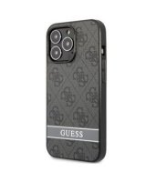  Guess Apple PU 4G Stripe Case for iPhone 13 Pro Dark Grey 