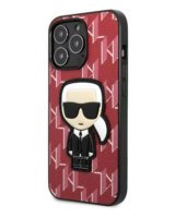  Karl Lagerfeld Apple iPhone 13 Pro Max Monogram Ikonik Case Red 