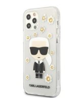  Karl Lagerfeld Apple Ikonik Flower Case for iPhone 12/12 Pro Transparent 