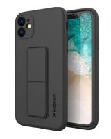  Wozinsky Apple Kickstand Case flexible silicone iPhone 11 Black 