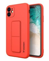  Wozinsky Apple Kickstand Case flexible silicone iPhone 11 Red 