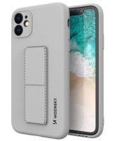  iLike Samsung Galaxy A22 5G Kickstand Case Silicone Stand Cover Grey 