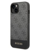  Guess Apple Phone 14 Plus Stripe Case Grey 
