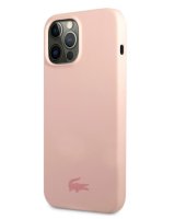  Lacoste Apple iPhone 13 Pro Liquid Silicone Glossy Printing Logo Case Pink 