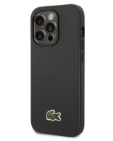  Lacoste Apple iPhone 14 Pro Max Iconic Petit Pique Logo Case Black 