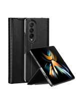  Dux Ducis Samsung Galaxy Z Fold4 Bril case with a flip wallet stand Black 