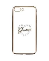  Guess Apple iPhone 7 Plus / 8 Plus Apple Heart TPU Case Gold 