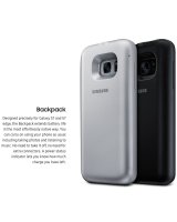  Samsung Galaxy S7 G930F Back Pack EP-TG930BSE Silver 
