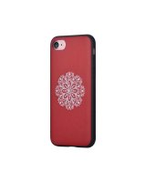  Devia Apple iPhone 7/8 Flower Embroidery Case Red 
