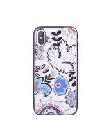  Devia Apple iPhone X Crystal Bloosom case Silver 