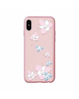  Devia Apple iPhone X Flower Embroidery Case Lanya Black 