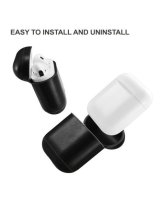 Evelatus Apple Airpods Leather Protective Case Black 