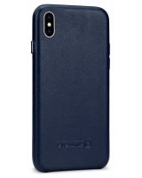  Evelatus - Leather case for Apple iPhone X Dark Blue 