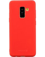  Evelatus Samsung Galaxy A6 Plus 2018 Nano Silicone Case Soft Touch TPU Red 