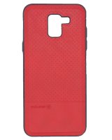  Evelatus Samsung J6 2018 TPU case 1 with metal plate (possible to use with magnet car holder) Red 