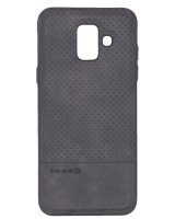  Evelatus Samsung Galaxy A6 2018 TPU case 1 with metal plate (possible to use with magnet car holder) Black 