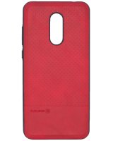  Evelatus Xiaomi Redmi 5 Plus TPU case 1 with metal plate (possible to use with magnet car holder) Red 