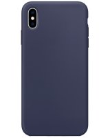  Evelatus Apple iPhone Xs Max Premium Soft Touch Silicone Case Midnight Blue 
