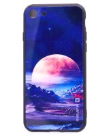  Evelatus Apple iPhone 7/8/SE2020/SE2022 Picture Glass Case Flower Power 