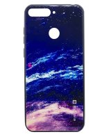  Evelatus Huawei Y6 2018 Picture Glass Case Starry Night 