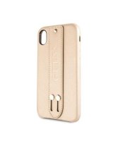  Guess Apple iPhone XR Saffiano Strap Case Beige 