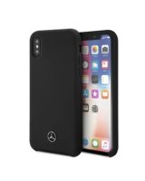  Mercedes-Benz Apple iPhone XR Liquid Silicone Case Black 