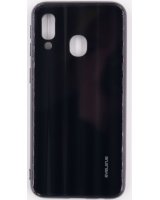  Evelatus Samsung A40 Water Ripple Full Color Electroplating Tempered Glass Black 