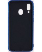  Evelatus Samsung Galaxy A40 Water Ripple Full Color Electroplating Tempered Glass Blue 