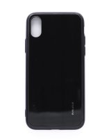  Evelatus Apple iPhone X/XS Water Ripple Full Color Electroplating Tempered Glass Black 