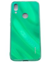  Evelatus Xiaomi Redmi 7 Water Ripple Full Color Electroplating Tempered Glass Case Green 