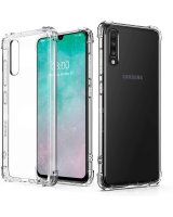 Evelatus Samsung Galaxy A70 Military Shockproof Silicone Case TPU Transparent 