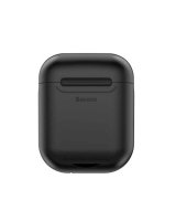  Baseus Apple 2in1 Silicone Protective and Wireless Charger Case for AirPods Black 