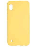  Evelatus Samsung Galaxy A10 Soft Touch Silicone Case with Strap Yellow 