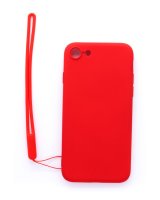  Evelatus Apple iPhone 7/8/SE2020/SE2022 Soft Touch Silicone Case with Strap Red 