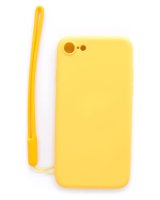  Evelatus - iPhone 7/8/SE2020/SE2022 Soft Touch Silicone Case with Strap Yellow 
