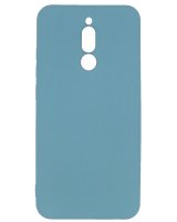  Evelatus Xiaomi Redmi 8 Soft Touch Silicone Case with Strap Blue 