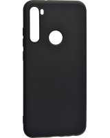  Evelatus Xiaomi Xiaomi Redmi Note 8 / Redmi Note 8 2021 Soft Touch Silicone Case with Strap Black 