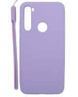  Evelatus Xiaomi Xiaomi Redmi Note 8 / Redmi Note 8 2021 Soft Touch Silicone Case with Strap Purple 