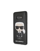  Karl Lagerfeld Samsung Galaxy S10e Ikonik Full Body PC/TPU Case Black 