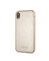  Guess Apple iPhone XR Iridescent PU Leather Hard Case Gold 