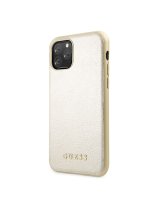  Guess Apple iPhone 11 Pro Iridescent PU Leather Hard Case Gold 