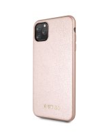  Guess Apple iPhone 11 Pro Max Iridescent PU Hard Case Rose Gold 