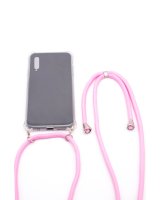  Evelatus Samsung A50 Case with rope Pink Transparent 