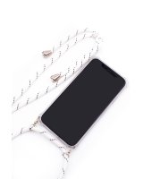  Evelatus Samsung A70 Case with rope White Stripes Transparent 