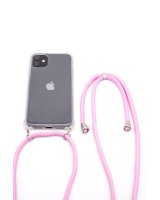  Evelatus Samsung A30s Case with rope Pink Transparent 