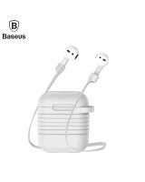  Baseus Apple Silicone Protective case with Magnetic Strap for AirPods headphones Grey 