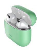 Baseus Apple Silica Silicone-Gel Protective case for Apple Airpods Pro Green 