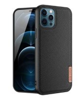  Dux Ducis Apple Phone 12 Pro Max Fino case covered with nylon material Black 