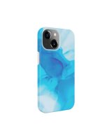  Evelatus Apple iPhone 13 Premium Silicone case Customized Print Blue 