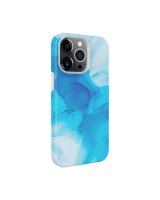 Evelatus Apple iPhone 14 Pro Max Silicone case Customized Print Blue 
